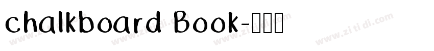 chalkboard Book字体转换